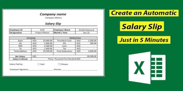 Step-by-Step Process Generating Salary Slips From A Salary Sheet