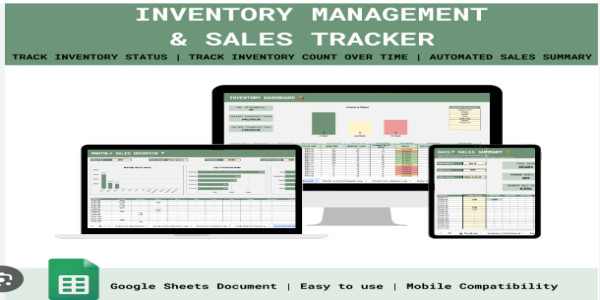 Dynamic Inventory and Sales Management Sheet in Excel